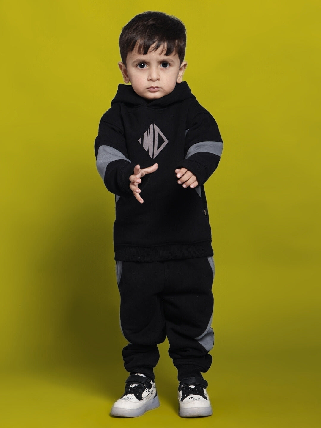 WD GORBCORE CO-ORD FOR BOYS & GIRLS (BLACK-GREY)