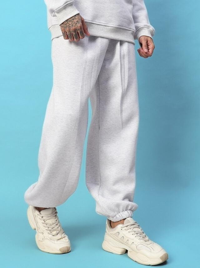 BONA-FIDE FLEECE CO-ORD (MELANGE GREY)