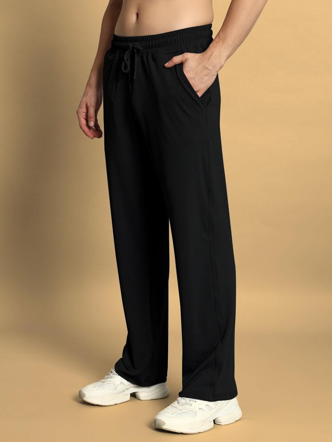 SPRINGY RELAXED PANT JOGGER (BLACK)