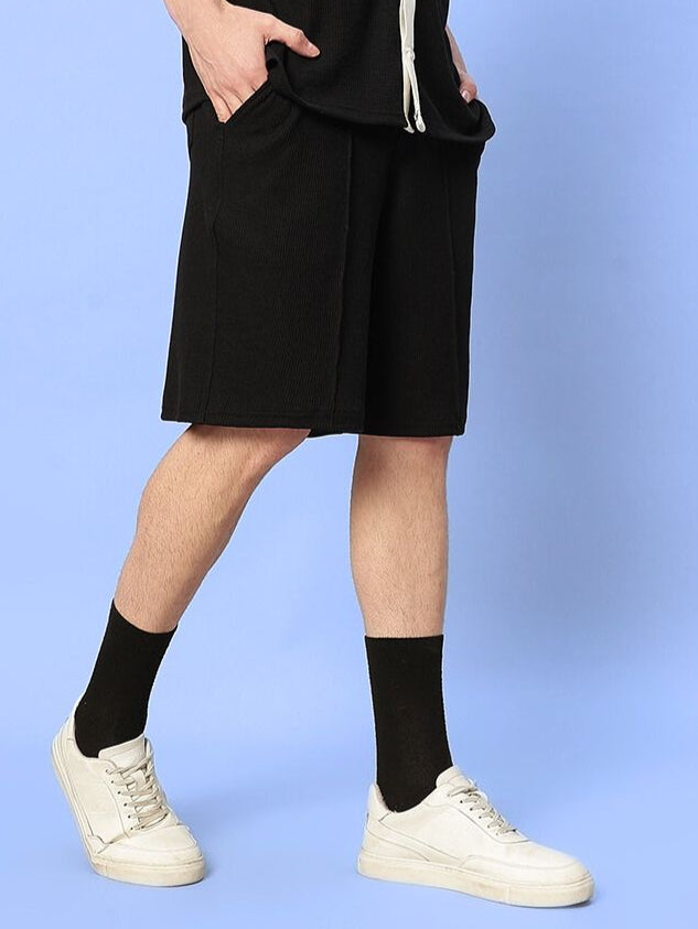 ROBSON REGULAR FIT SHORTS (BLACK)