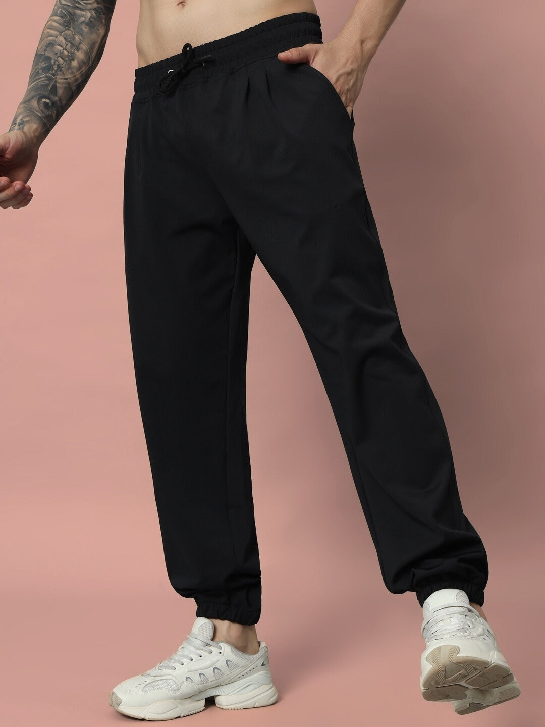 AGILE RELAXED PANT JOGGER (BLACK)