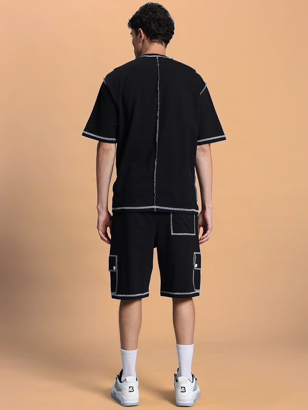 DYNAMIC SUMMER CO-ORD SET (BLACK)