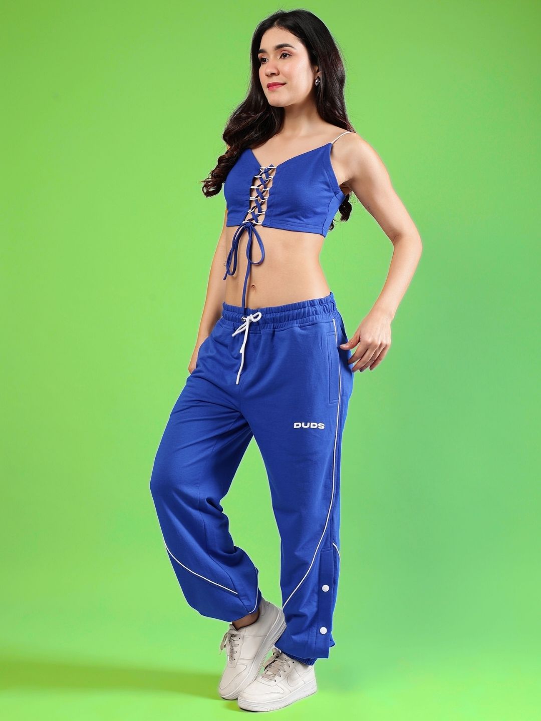 WOMEN'S BROSSFINE CO-ORD SET (R BLUE)