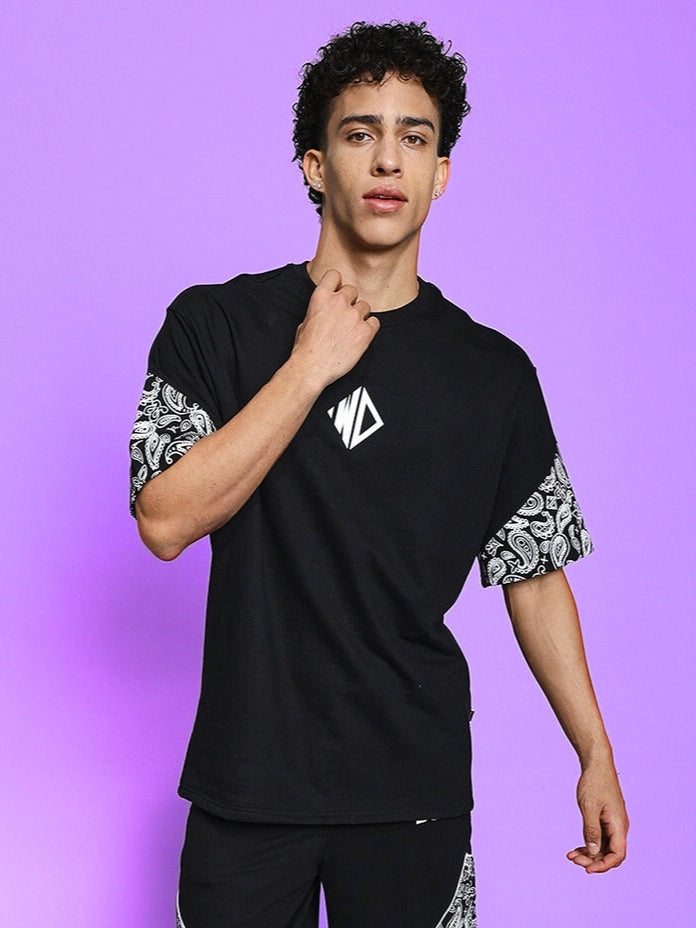 CALVIN OVER-SIZED T-SHIRT (BLACK)