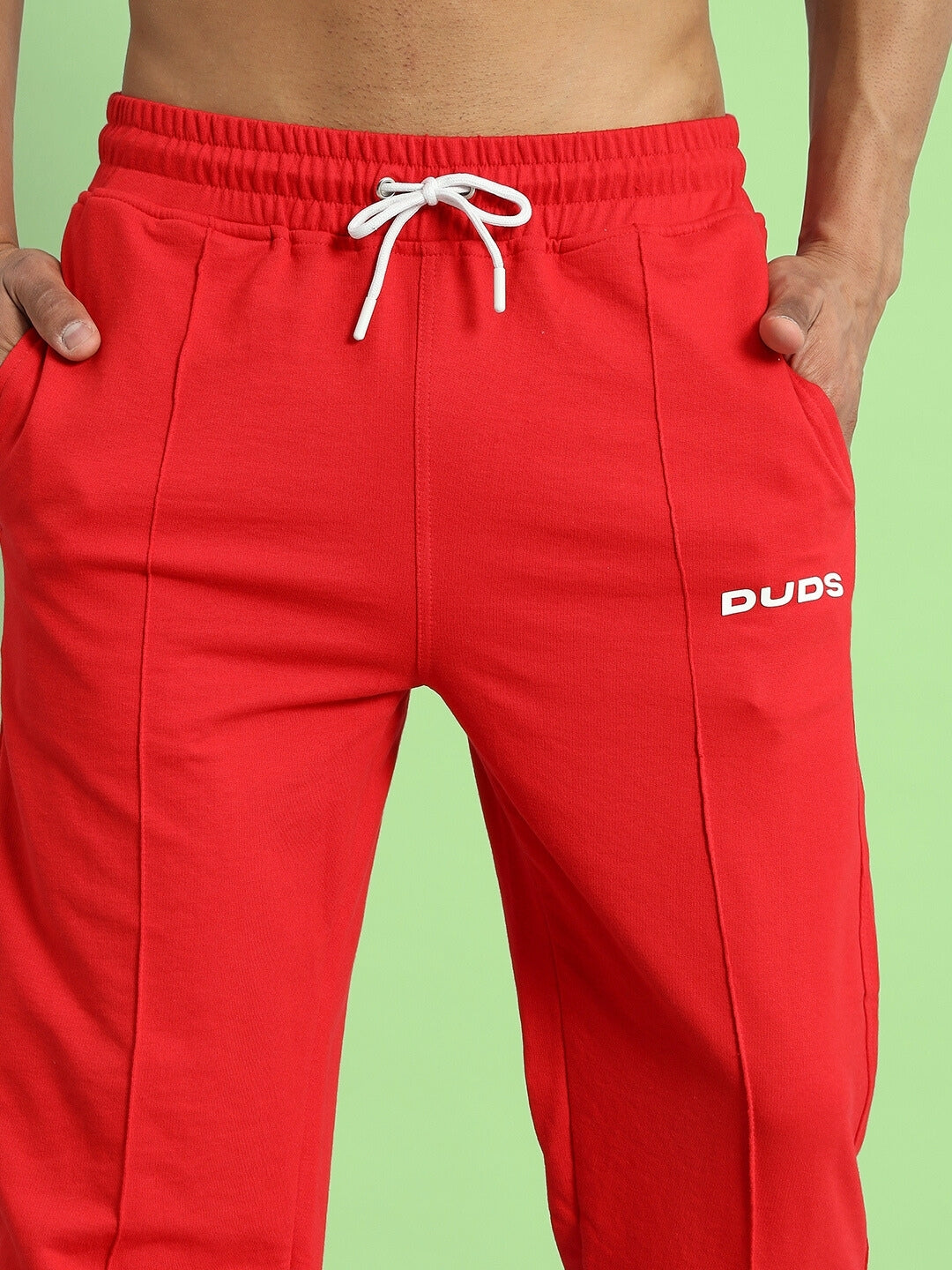 ZION SIDE SLIT JOGGERS (RED)