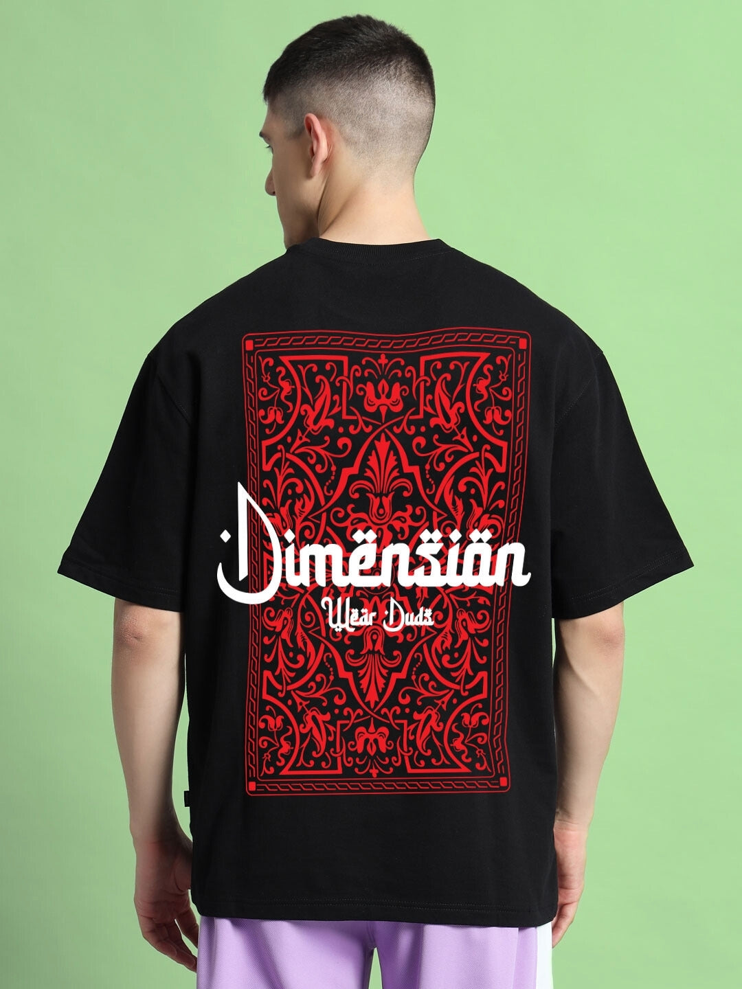 Dimension Over-Sized T-Shirt (Black)