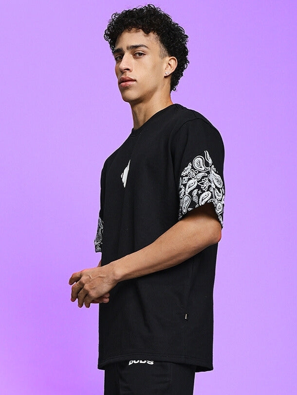 CALVIN OVER-SIZED T-SHIRT (BLACK)