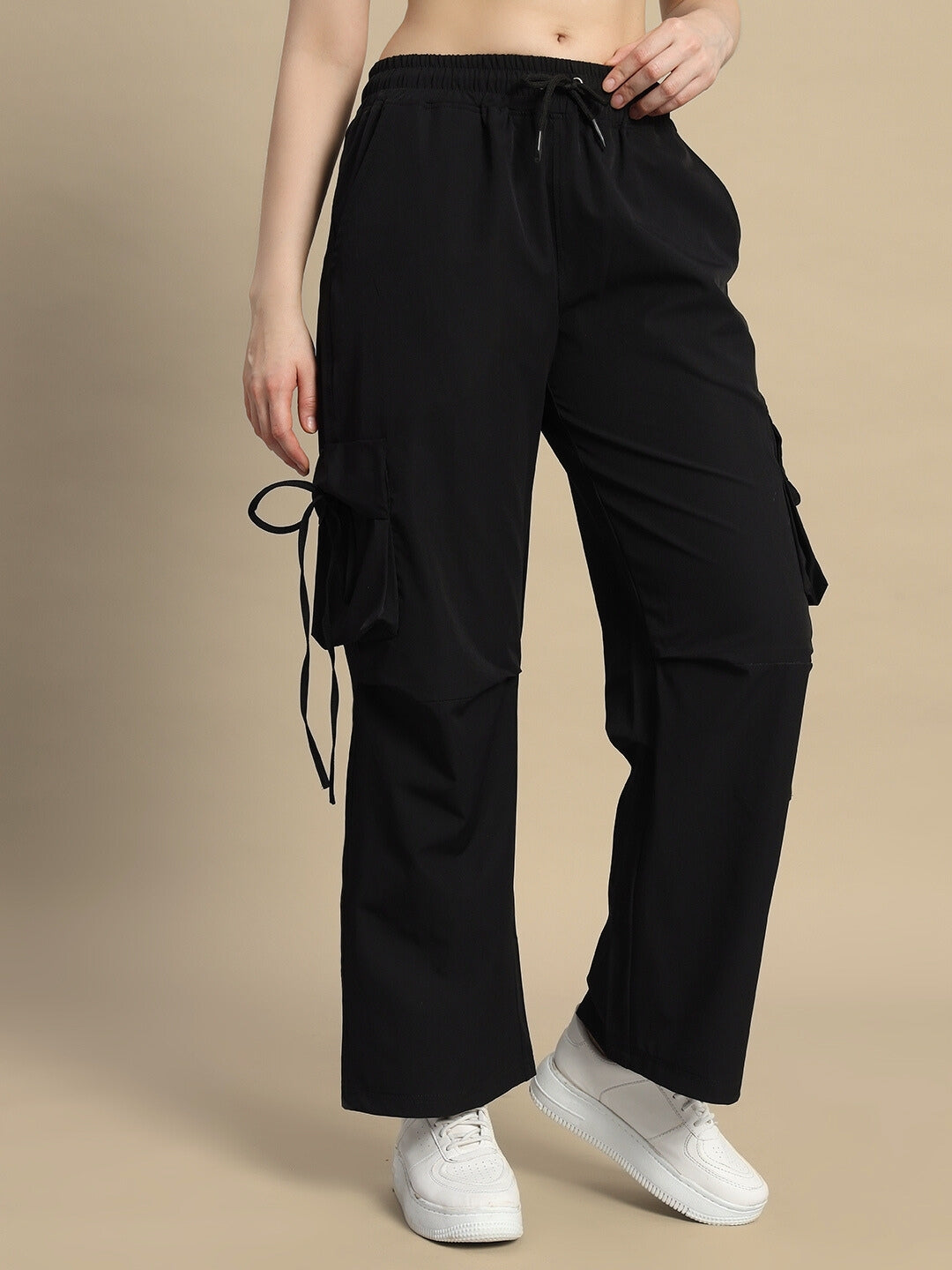 Women's Ramrod Parachute Cargo Pants (Black)