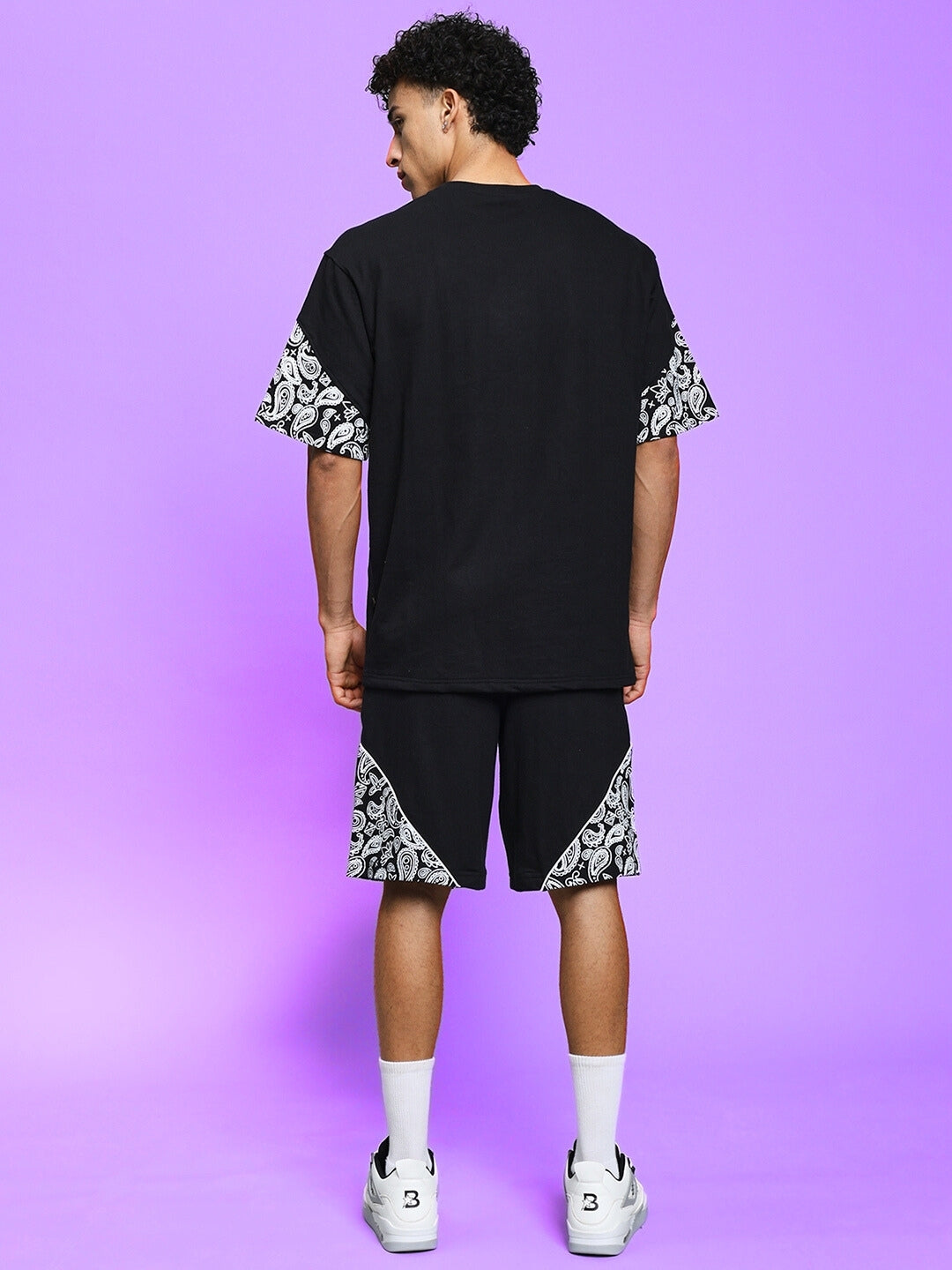 CALVIN REGULAR FIT SHORTS (BLACK)