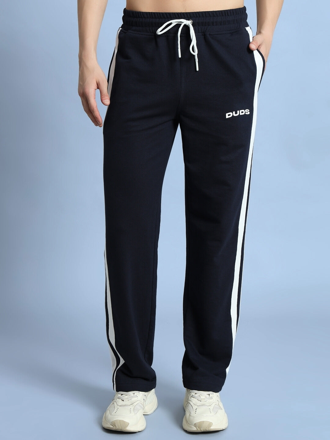 FUTURE ICON 2 STRIPE JOGGER (NAVY BLUE)