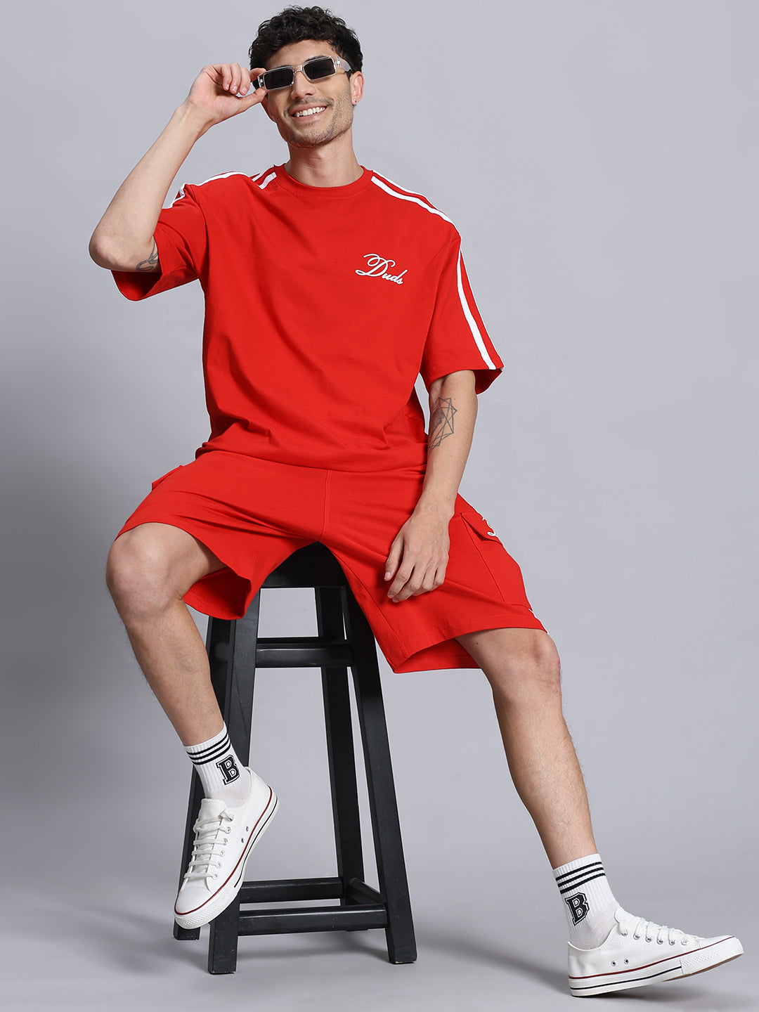 SCOTIA OVER-SIZED T-SHIRT (RED)