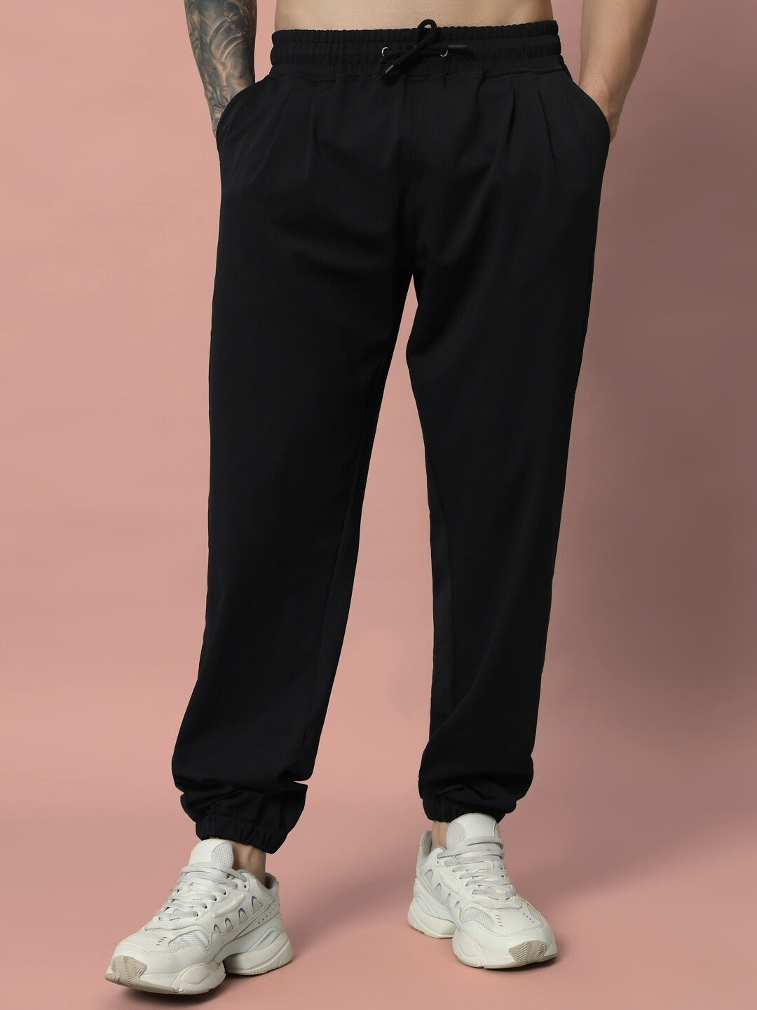 AGILE RELAXED PANT JOGGER (BLACK)