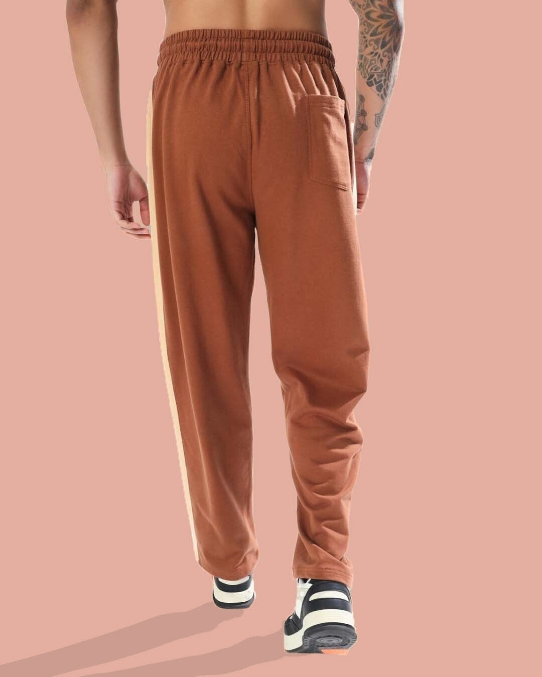 DUDS PLAY BAGGY JOGGERS (BROWN-BEIGE)