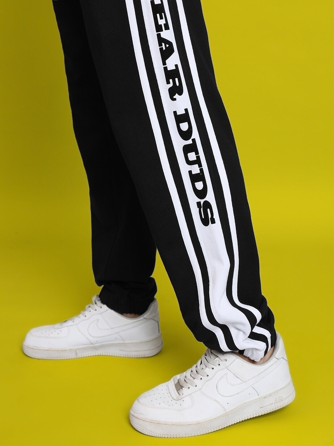 DUDS HD CONTRAST PANEL JOGGERS (WHITE)