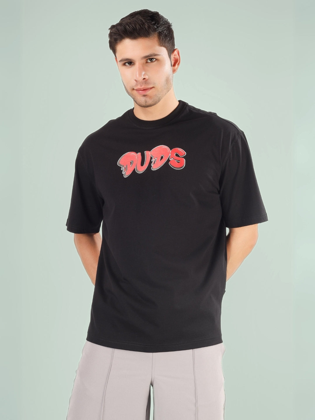 Drip 2 Hard Over-Sized T-Shirt (Black)