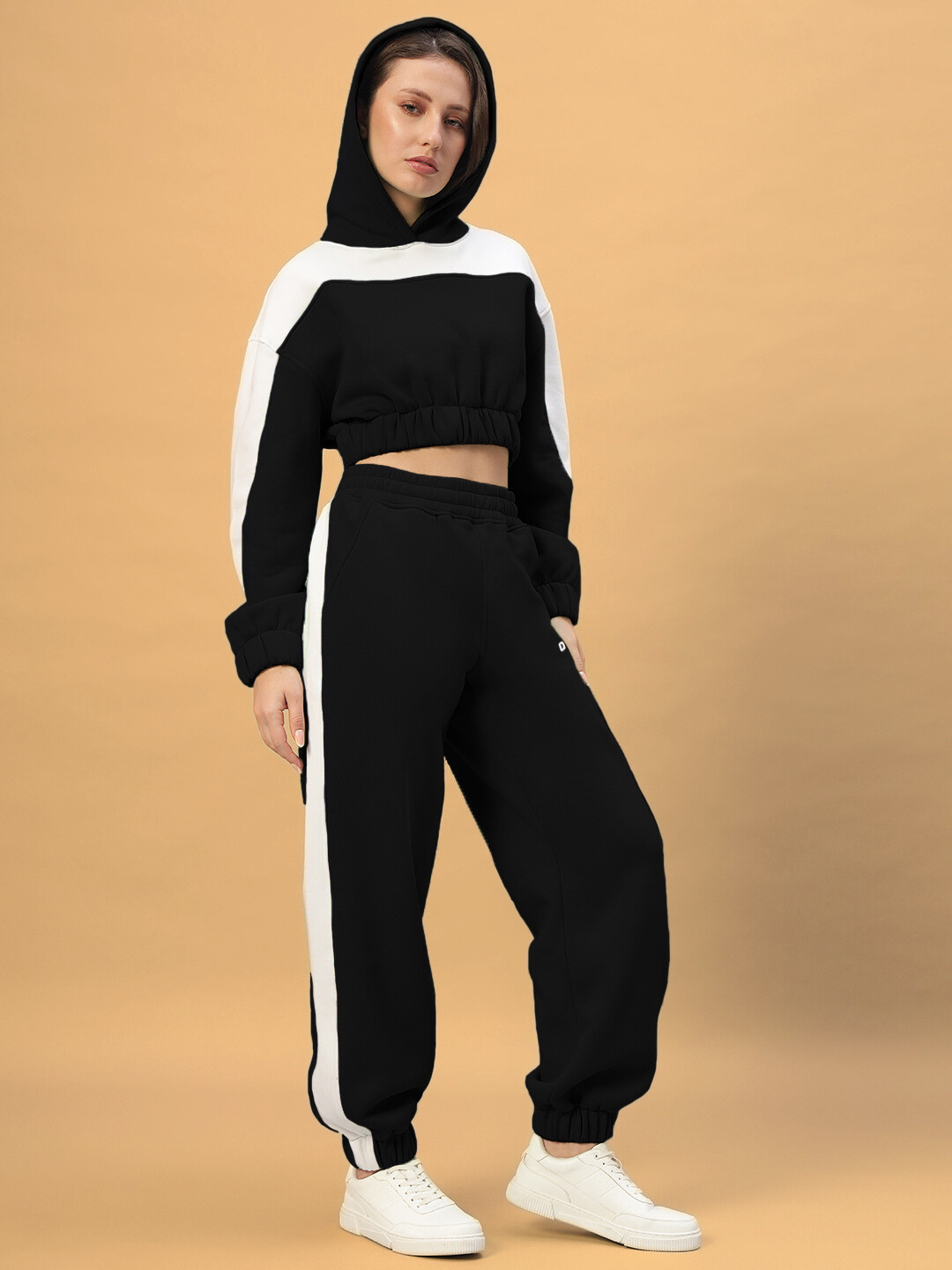 RIZZLER COLORBLOCK CO-ORD (BLACK)