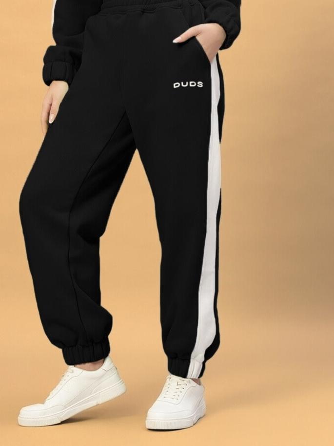 Rizzler Fleece Colorblock Jogger (Black)