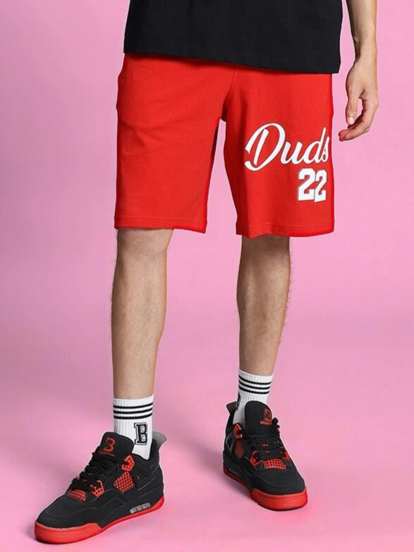 COLUMBIA 22 REGULAR FIT SHORTS (RED)