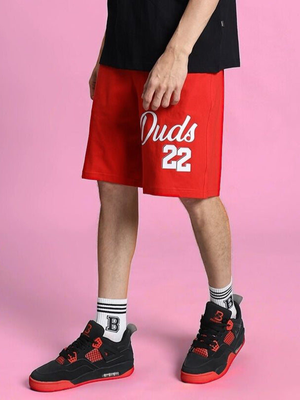 COLUMBIA 22 REGULAR FIT SHORTS (RED)