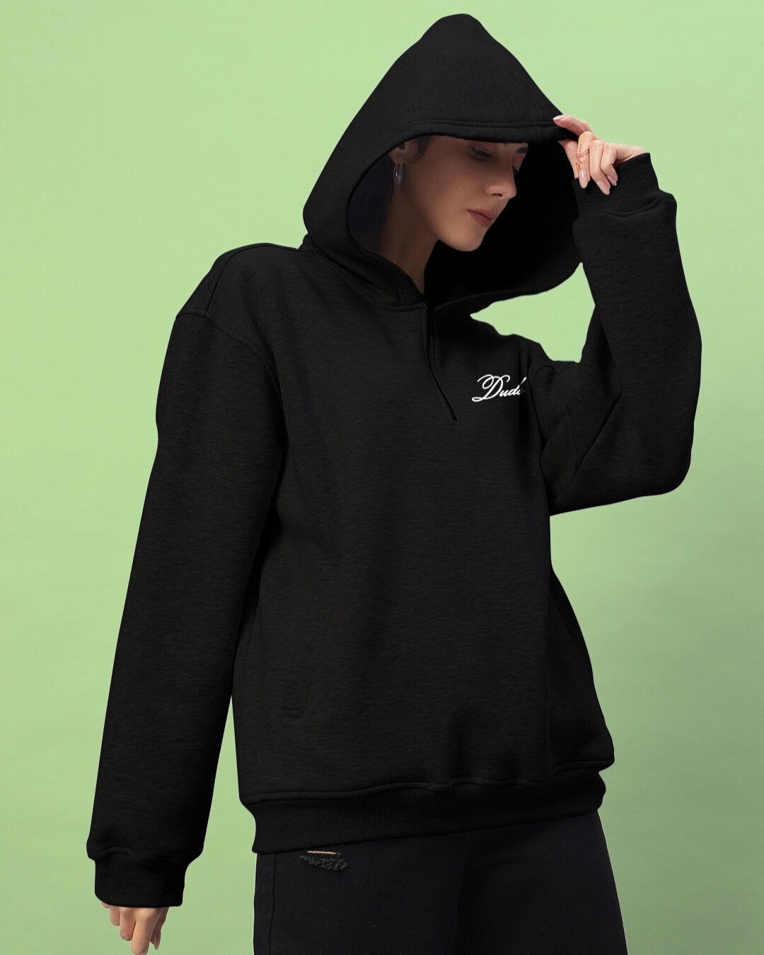 Women's Amarillo Fleece Hoodie (Black)