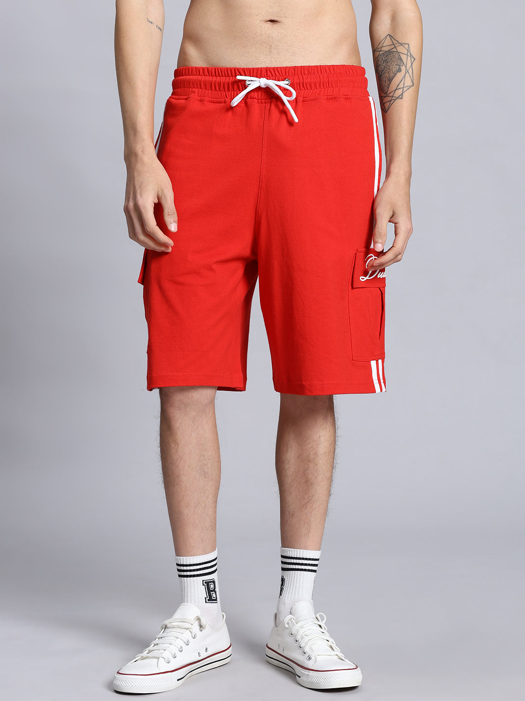 SCOTIA REGULAR FIT SHORTS (RED)