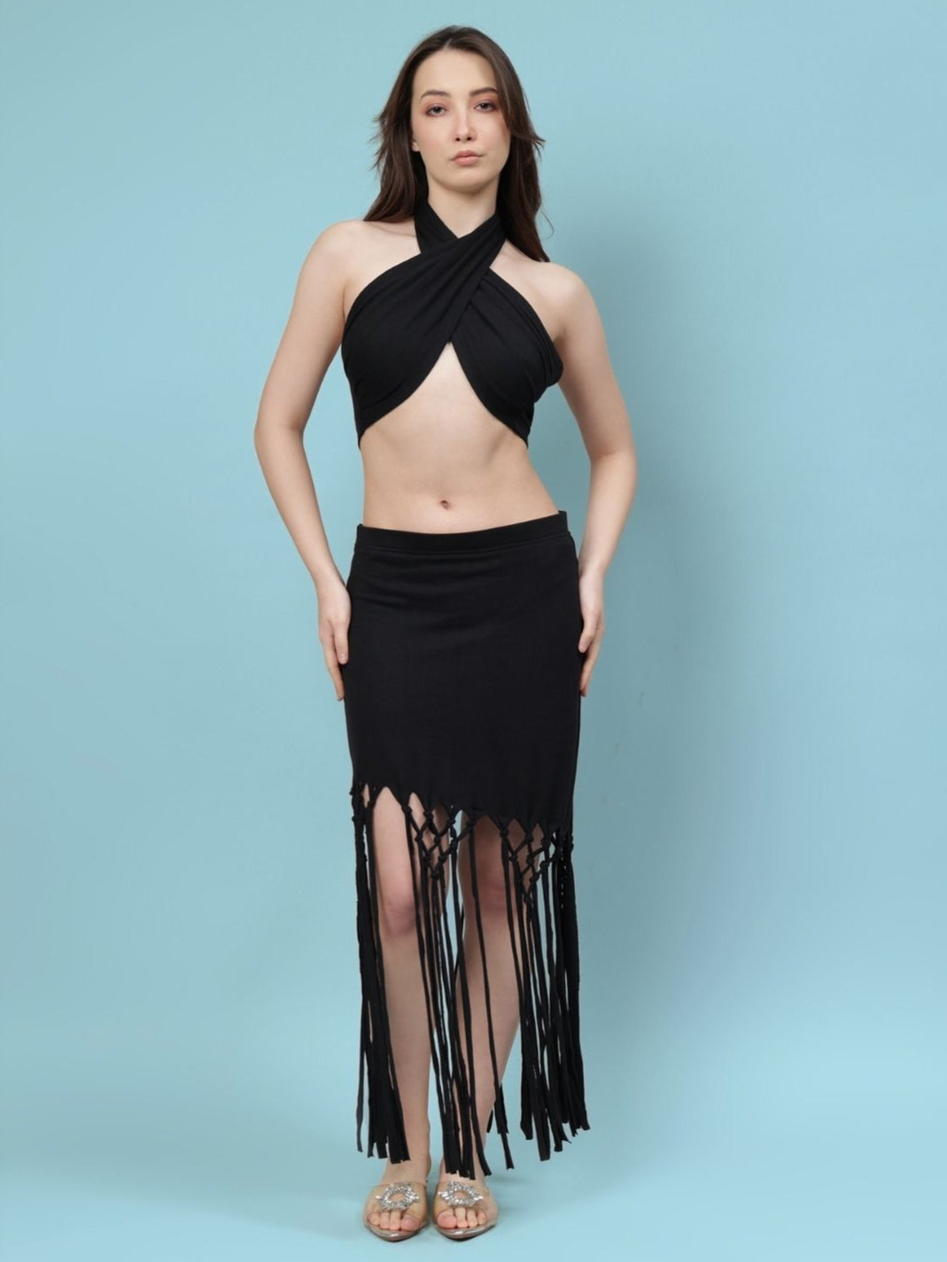 WOMEN'S ERZA CO-ORD SET (BLACK)