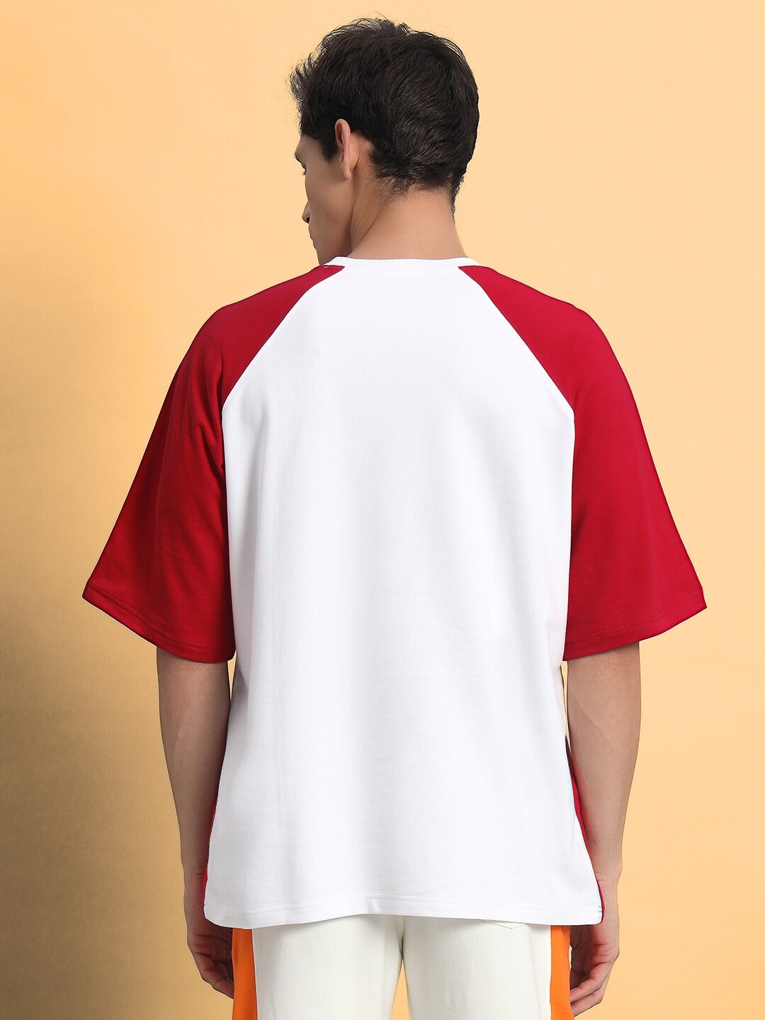 Never Give Up Oversized T-Shirt (Red)