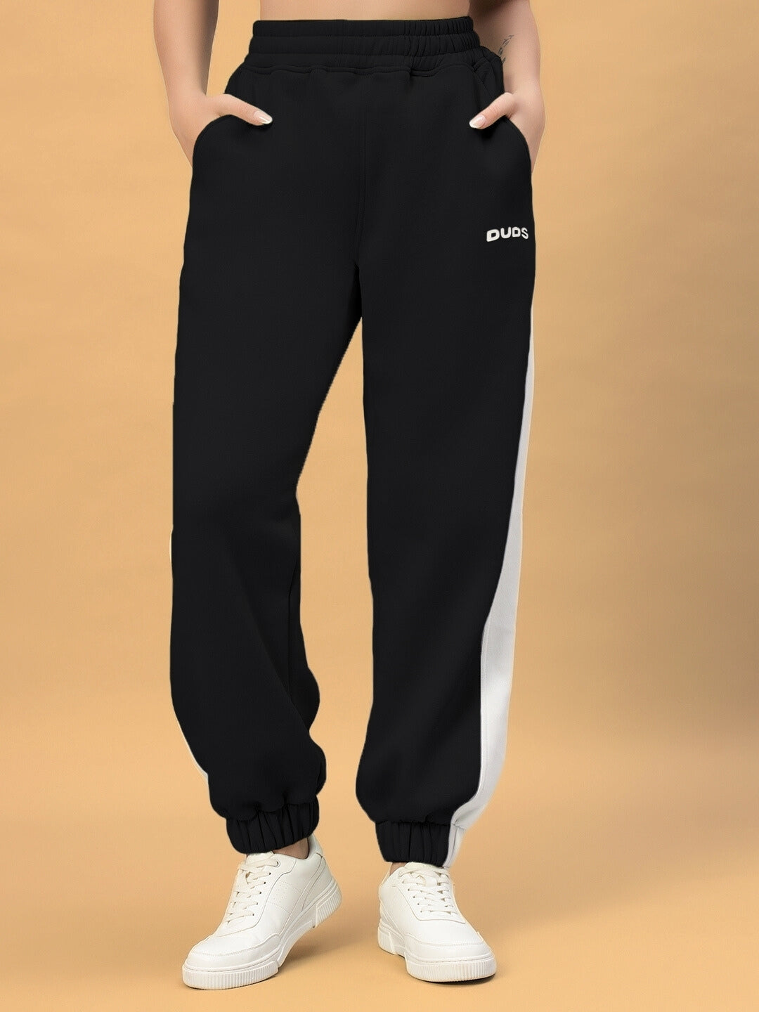 Rizzler Fleece Colorblock Jogger (Black)