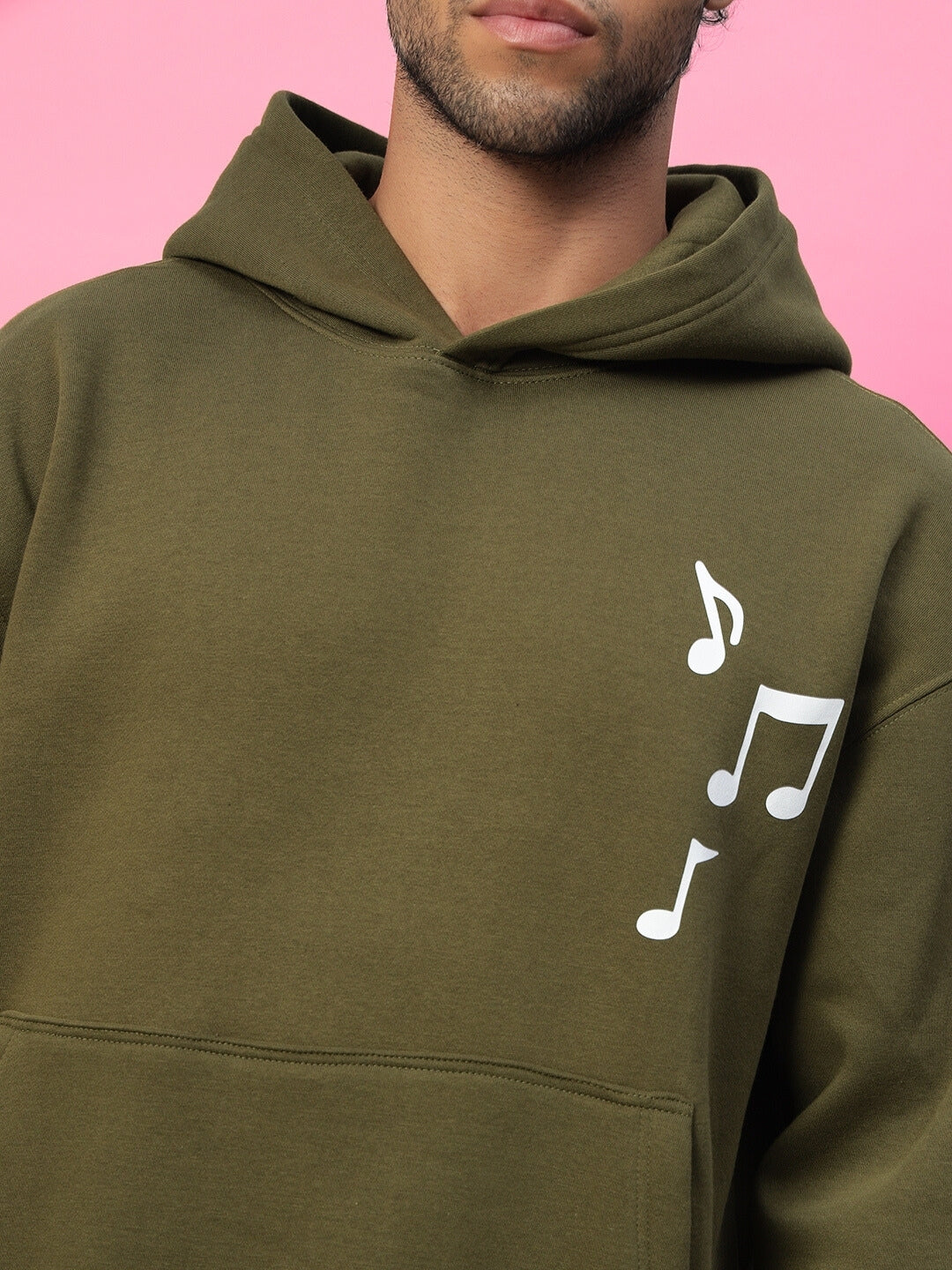 Opera Fleece Hoodie (Olive Green)