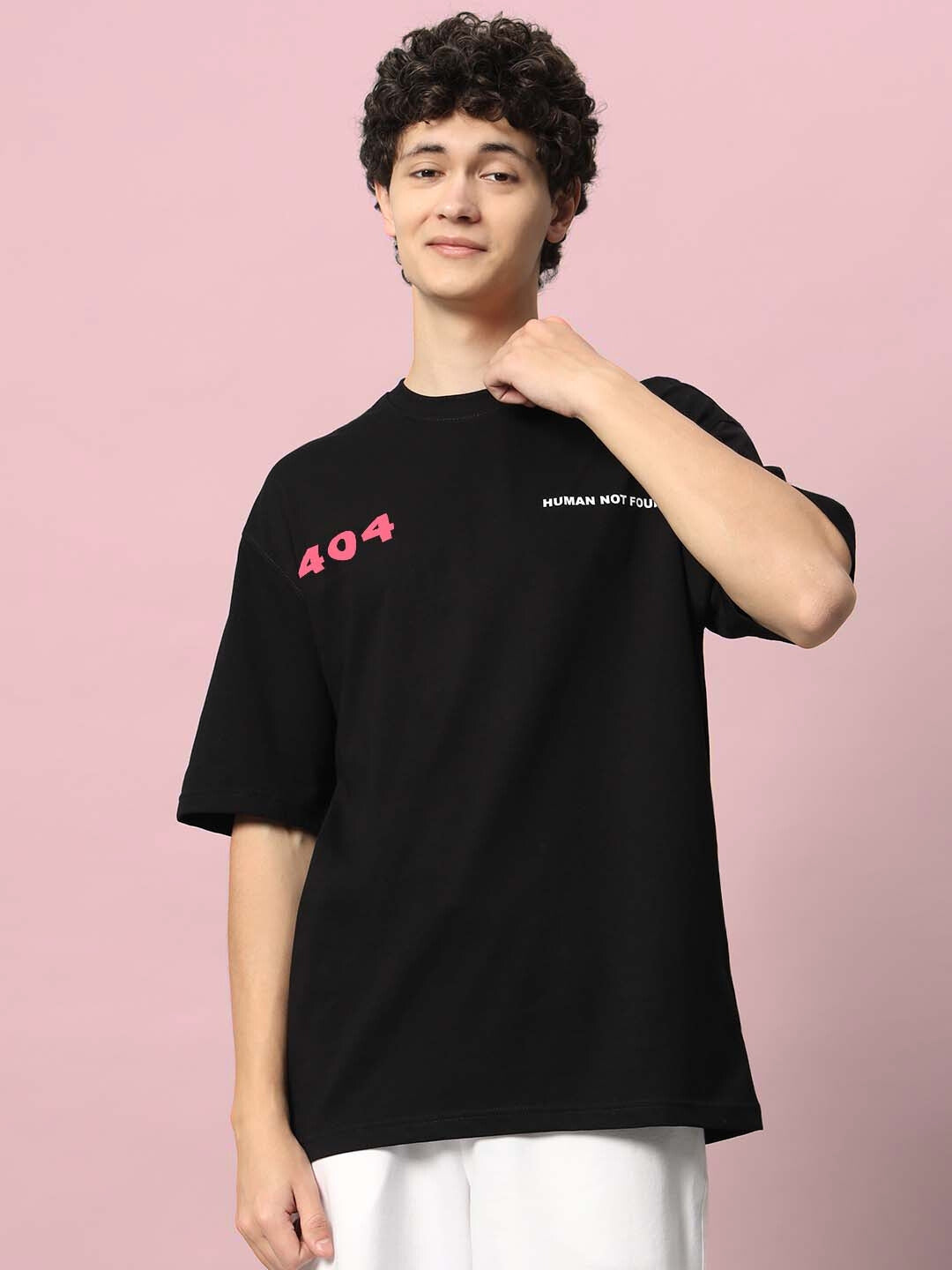 404 Error Over-Sized T-Shirt (Black)