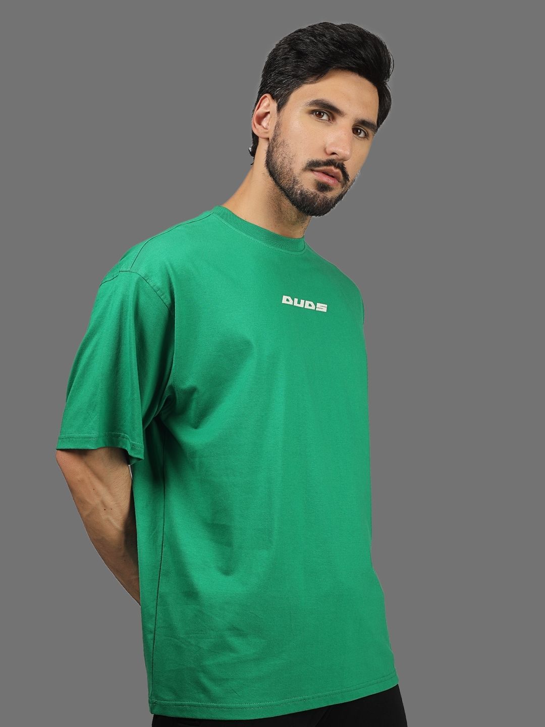 No Signal Over-Sized T-Shirt (Green) - Wearduds