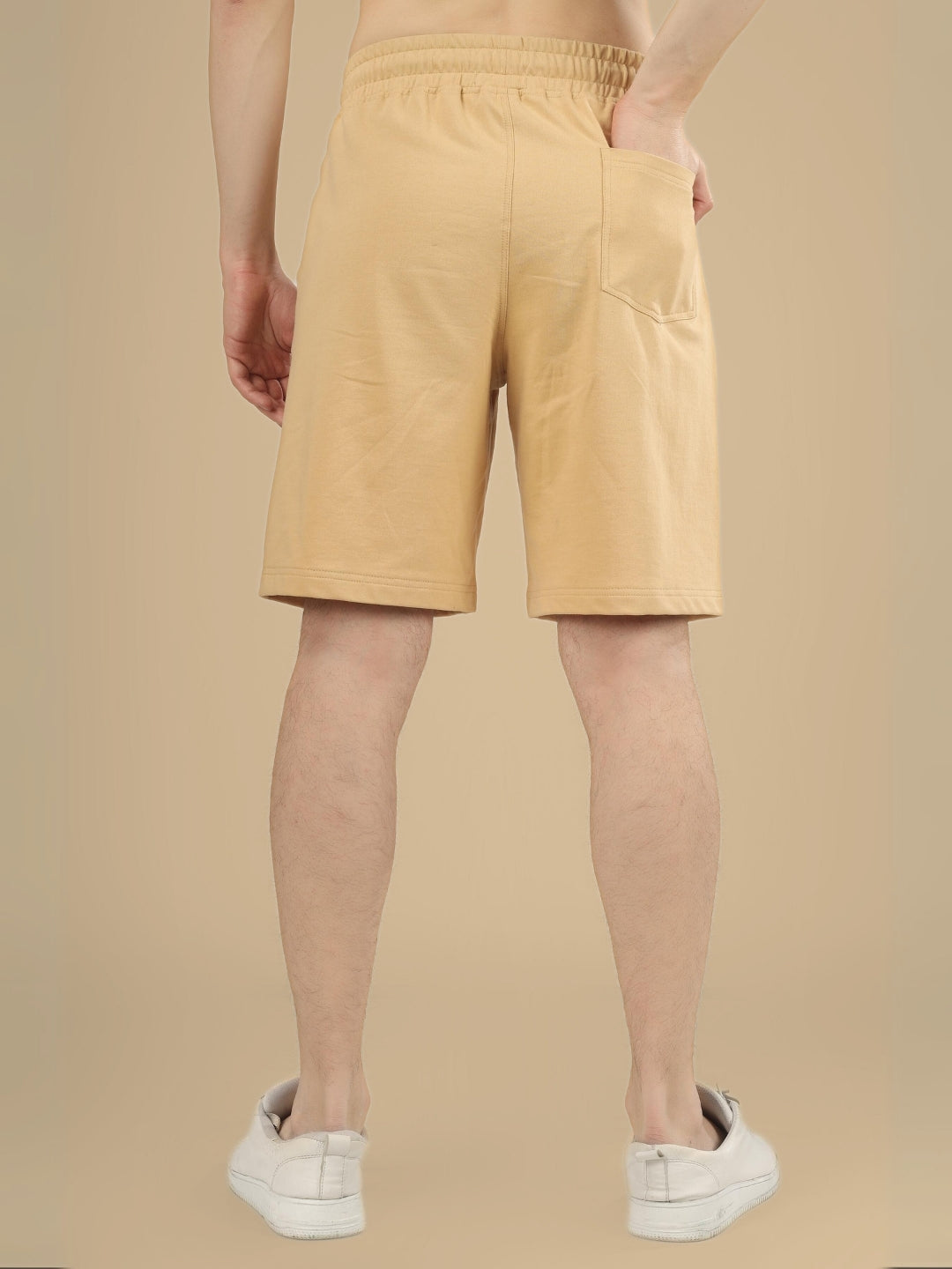 Keep Simple Some Regular Fit Shorts (Beige)