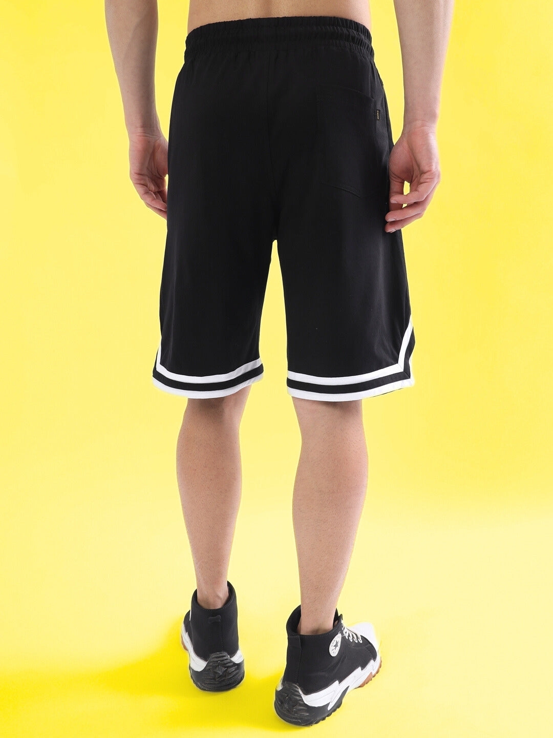 Dark Night Regular Fit Shorts (Black)