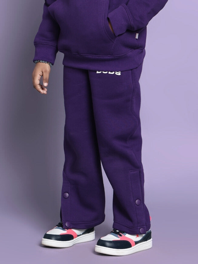 SOOTY FLEECE PANT FOR BOYS & GIRLS (PURPLE)