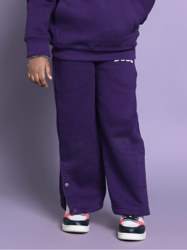 SOOTY FLEECE PANT FOR BOYS & GIRLS (PURPLE)