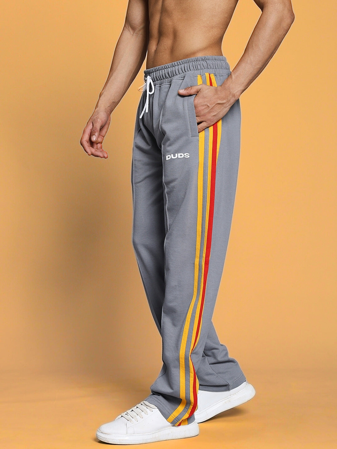 SUNSHINE STRIPE JOGGER (GREY)