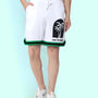 Live the dream Regular Fit Shorts (White)