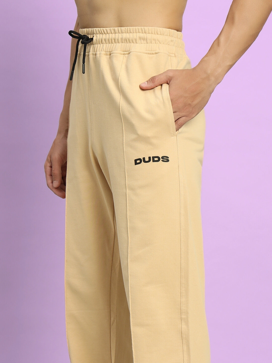 ZION SIDE SLIT JOGGERS (BEIGE)