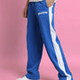 SIDE SEAM PLATED JOGGERS (ROYAL BLUE)