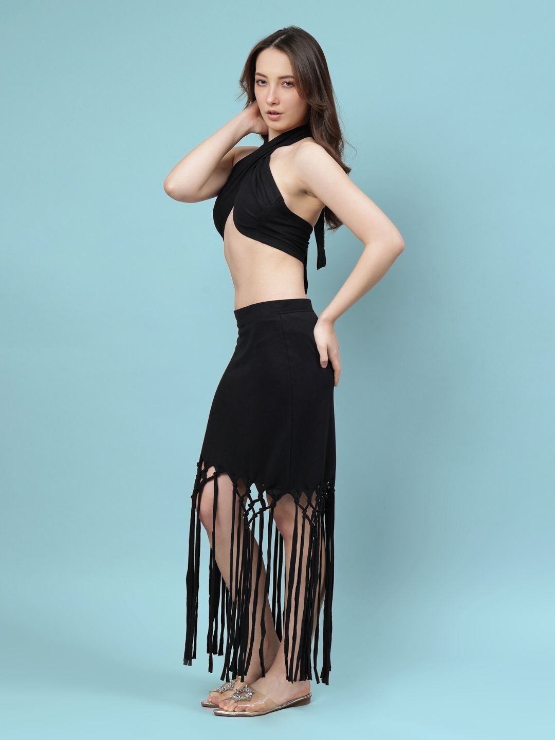 WOMEN'S ERZA CO-ORD SET (BLACK)