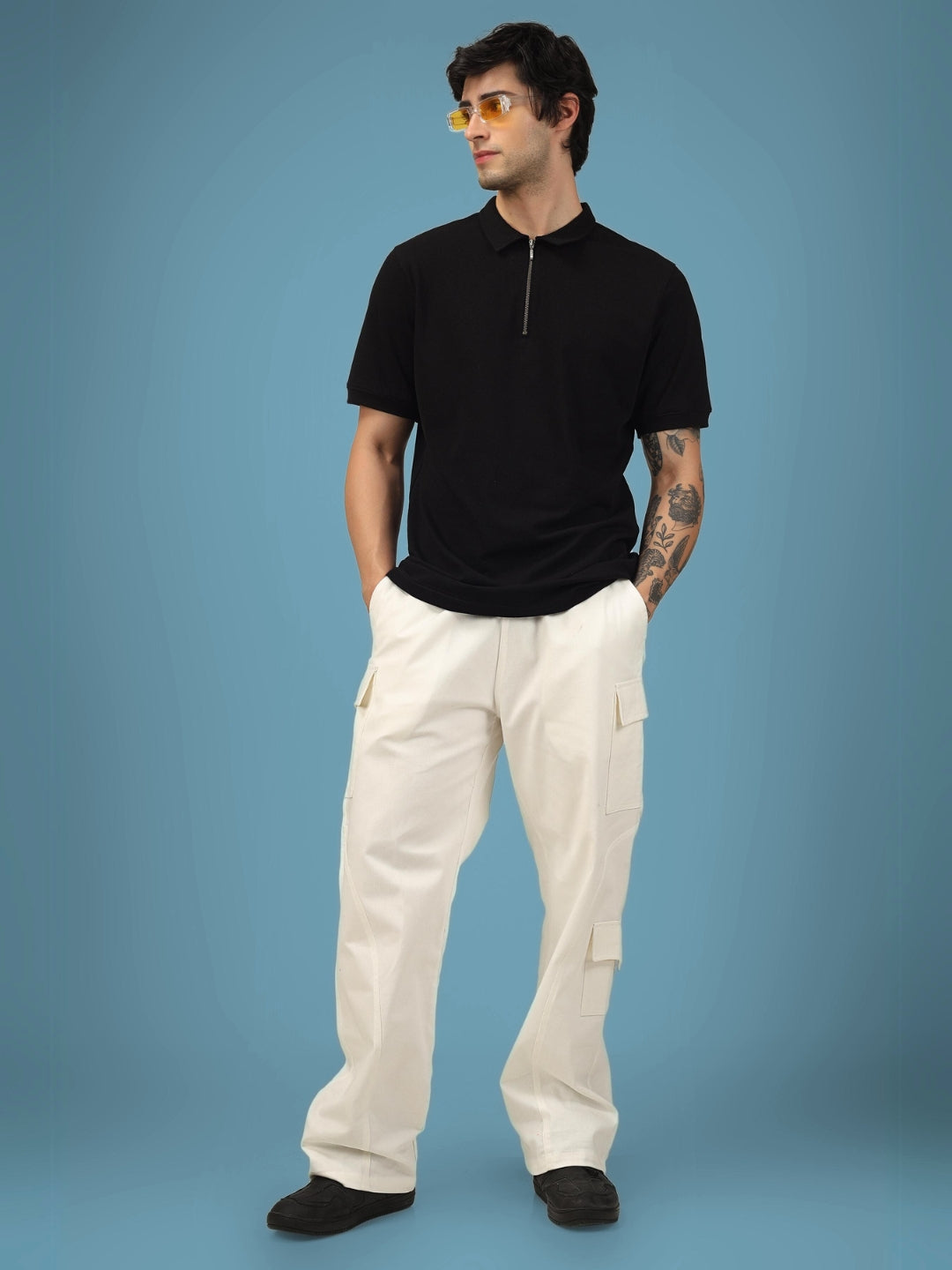 6 Pocket Cargo Pant White