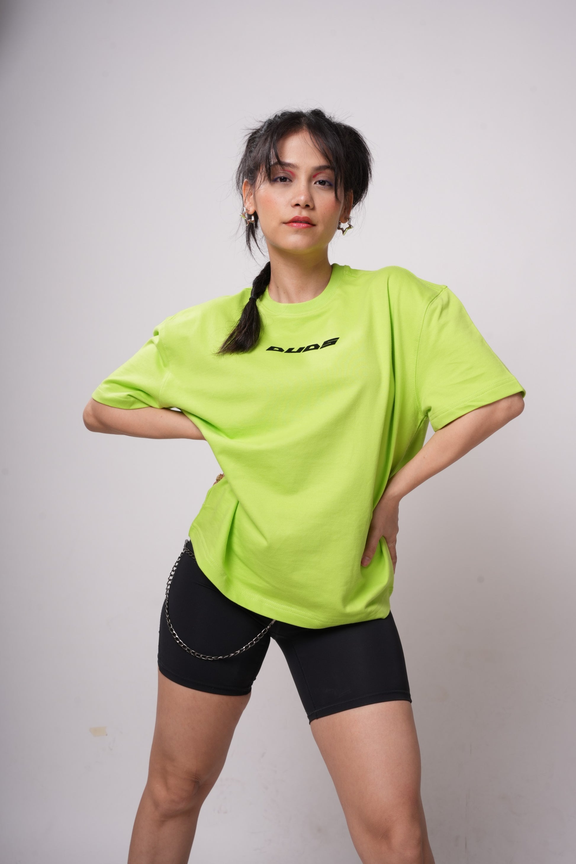 Don't Smoke Over-Sized T-Shirt (Neon Green) - Wearduds