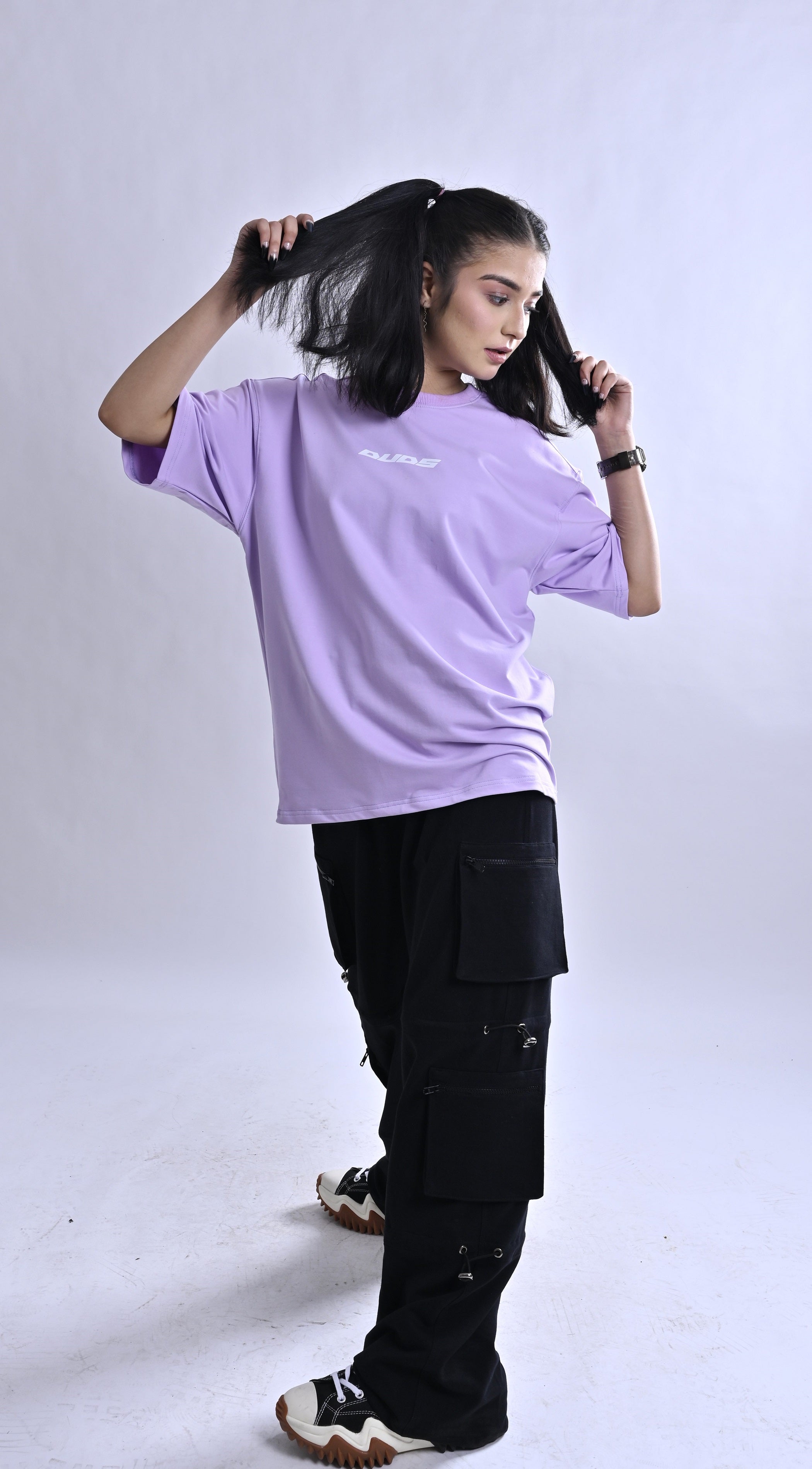 Beauty of Art Over-Sized T-Shirt (Lilac) - Wearduds