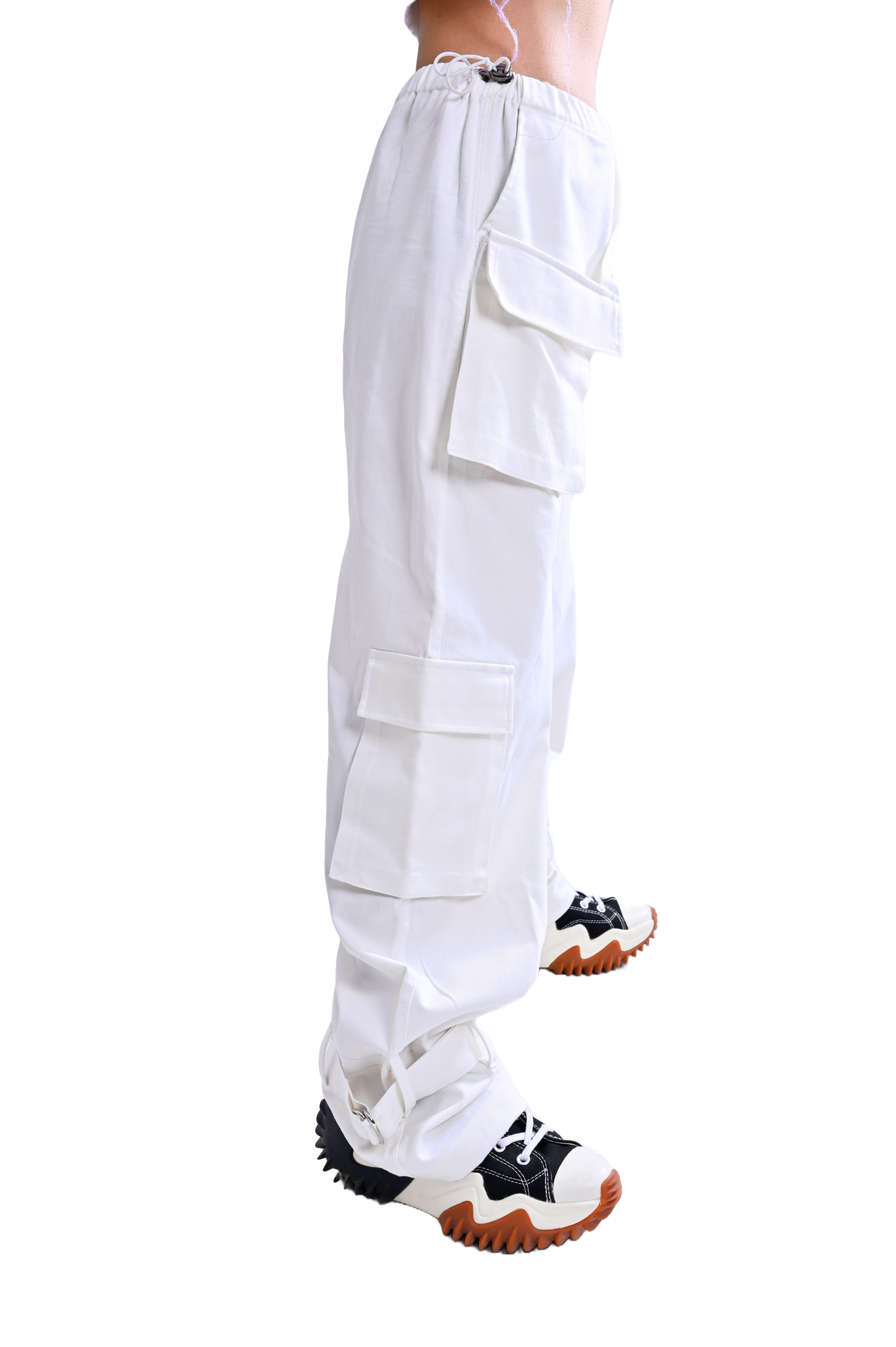 Moon White Cargo Pants - Wearduds