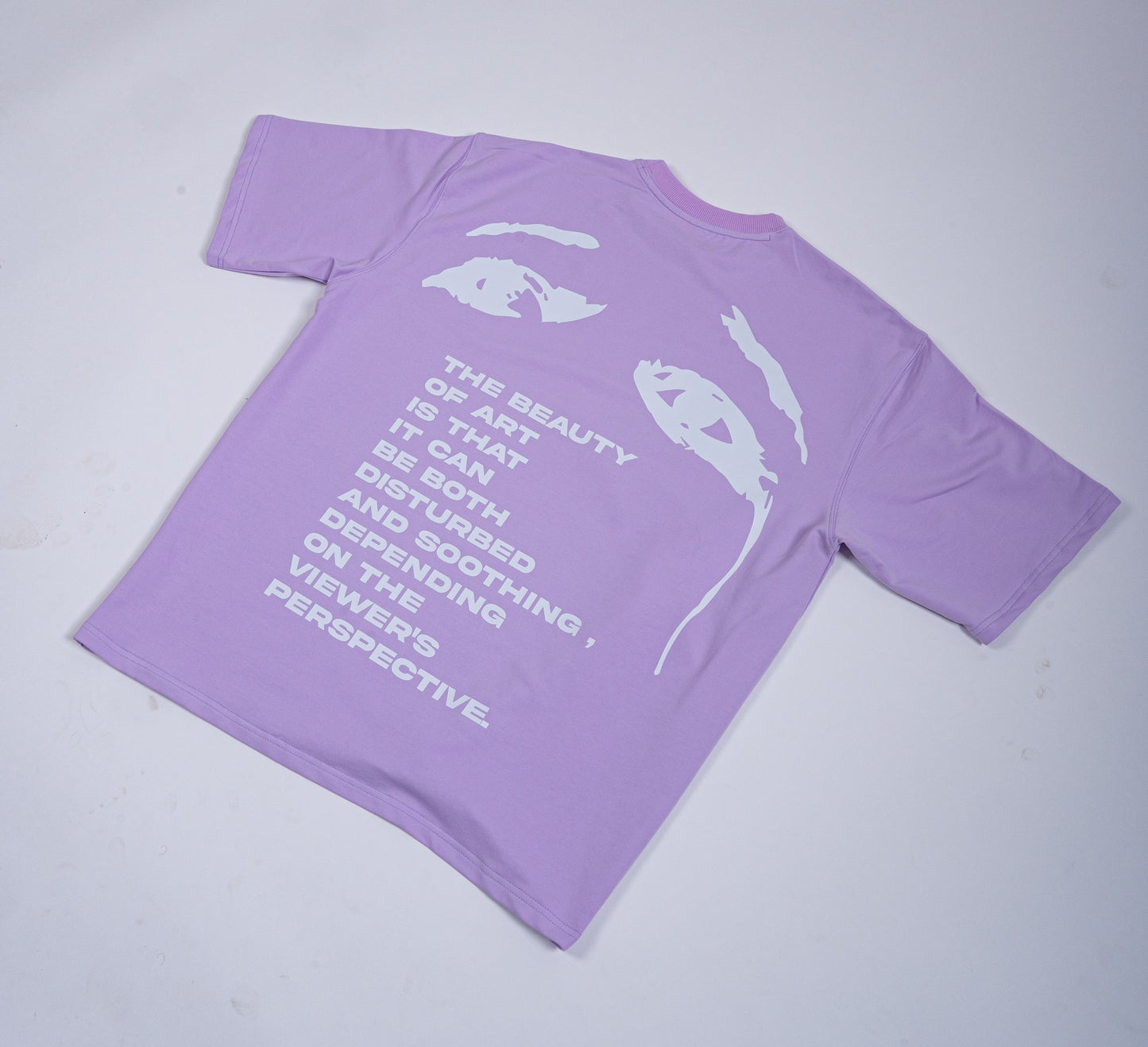 Beauty of Art Over-Sized T-Shirt (Lilac) - Wearduds