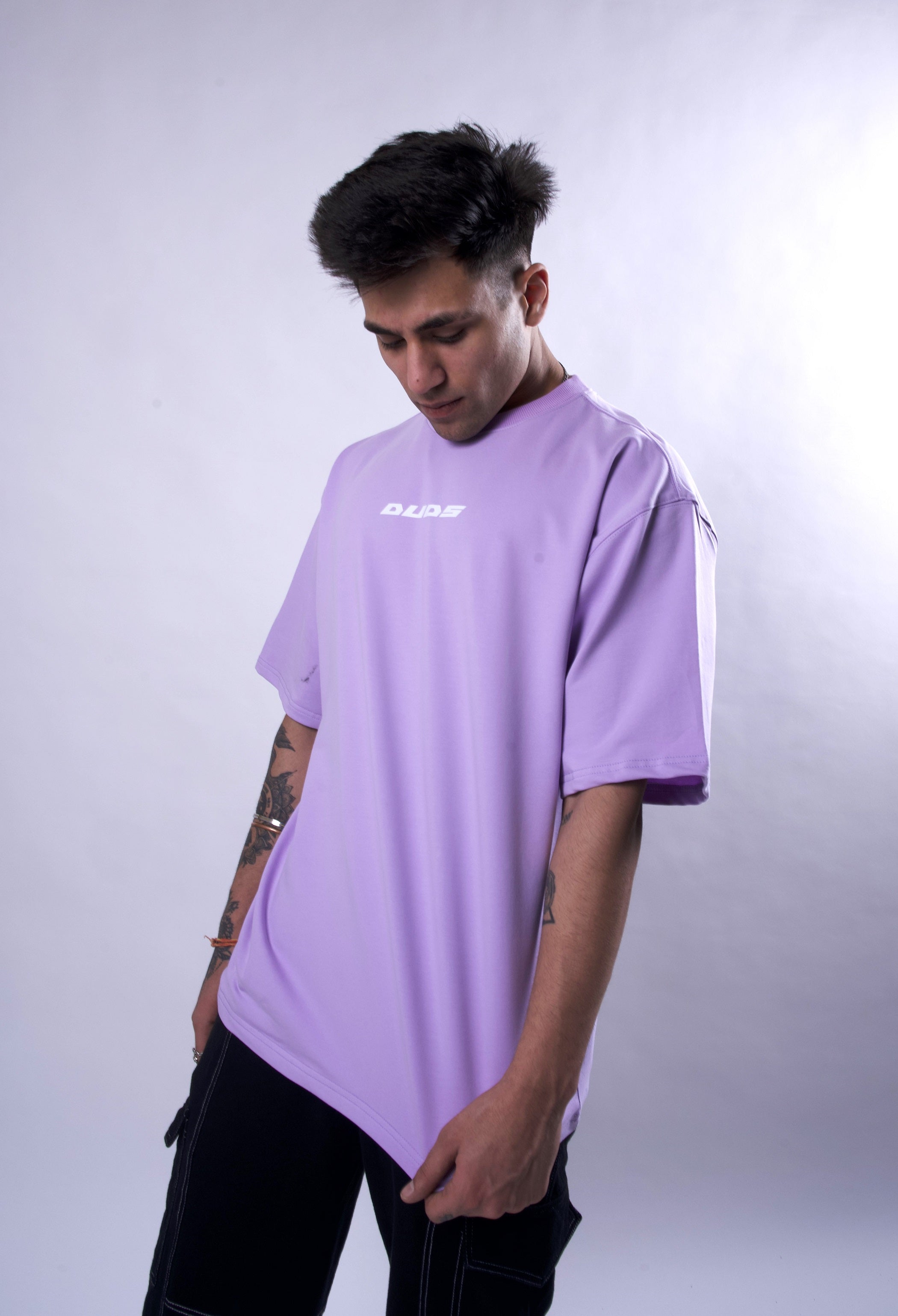 Beauty of Art Over-Sized T-Shirt (Lilac) - Wearduds