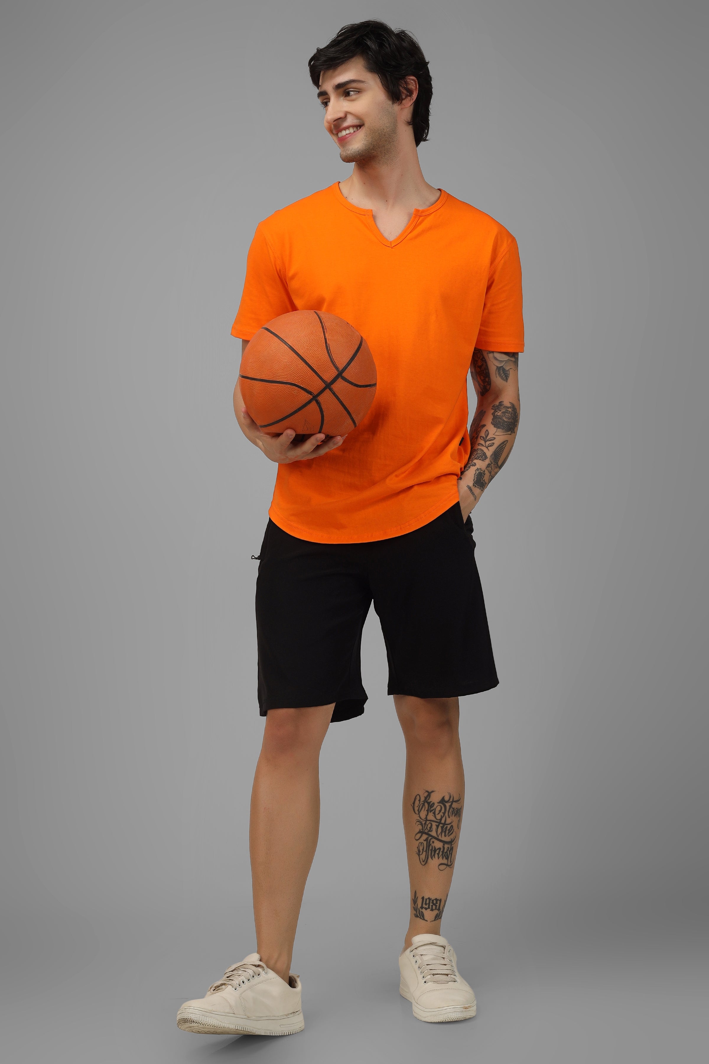 Viking Regular Fit T-Shirt (Orange) - Wearduds