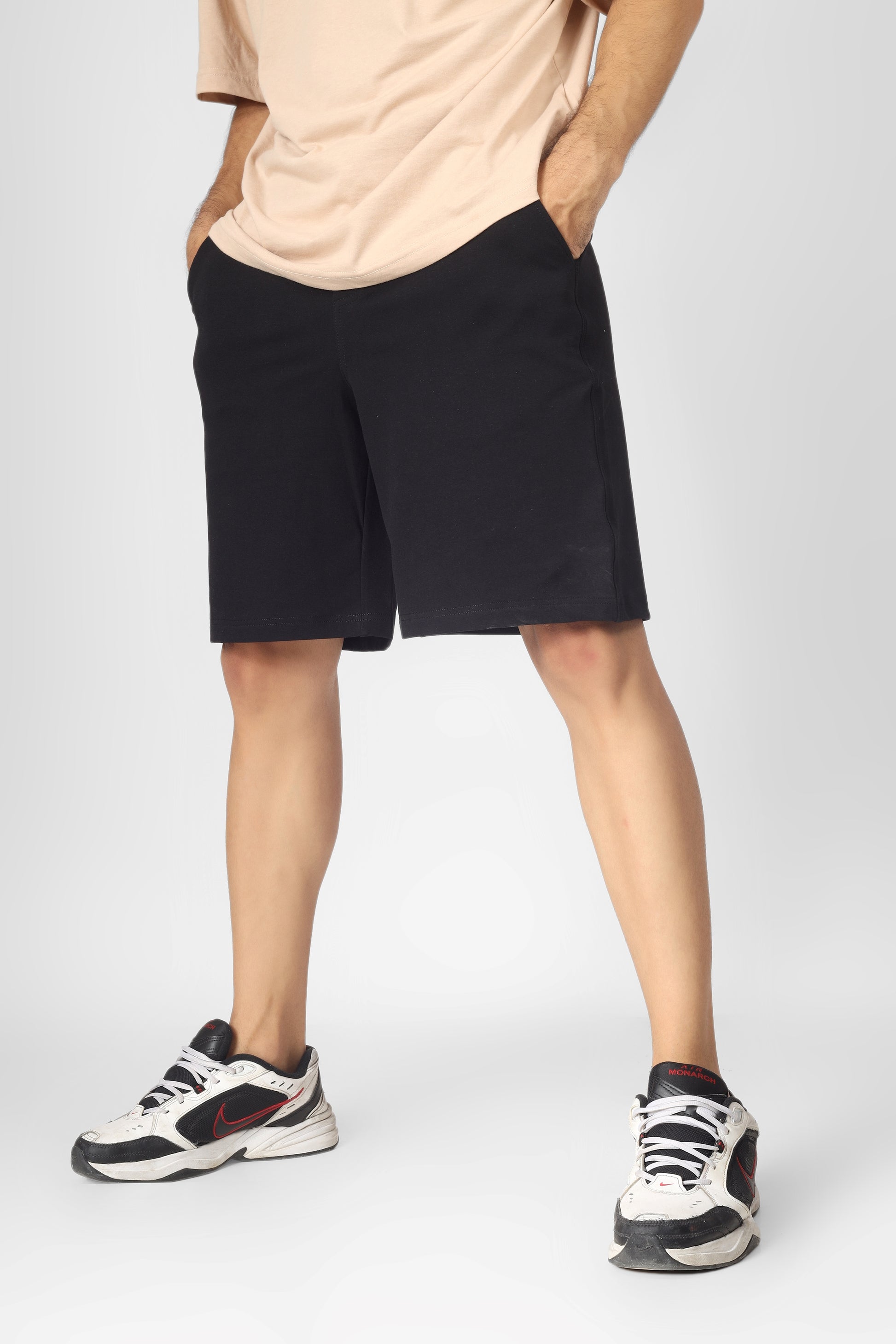 Regular Fit Shorts (Black) - Wearduds