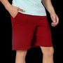 Vintage Regular Fit Shorts ( Burgundy)