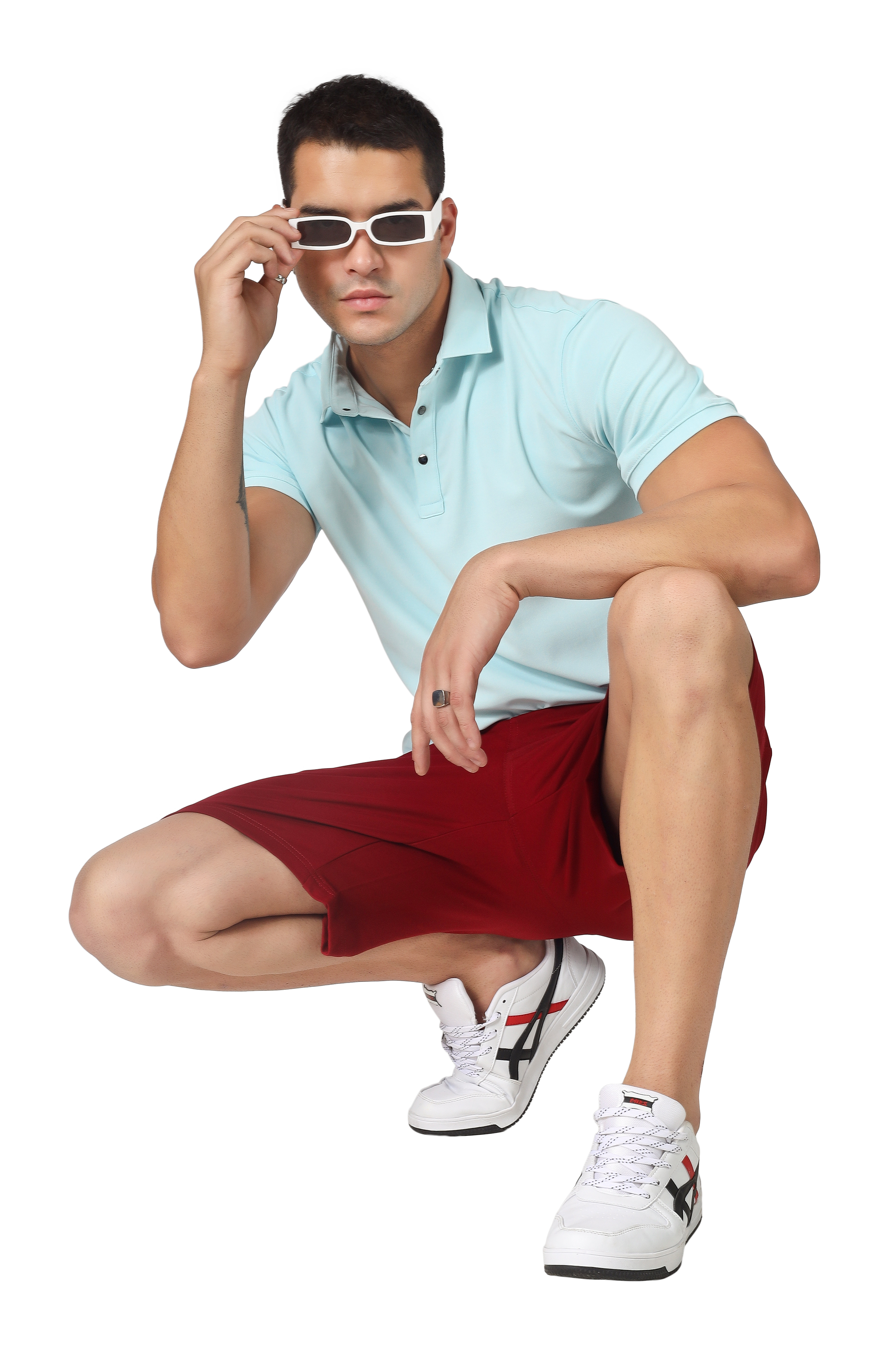 Regular Fit Shorts ( Burgundy) - Wearduds